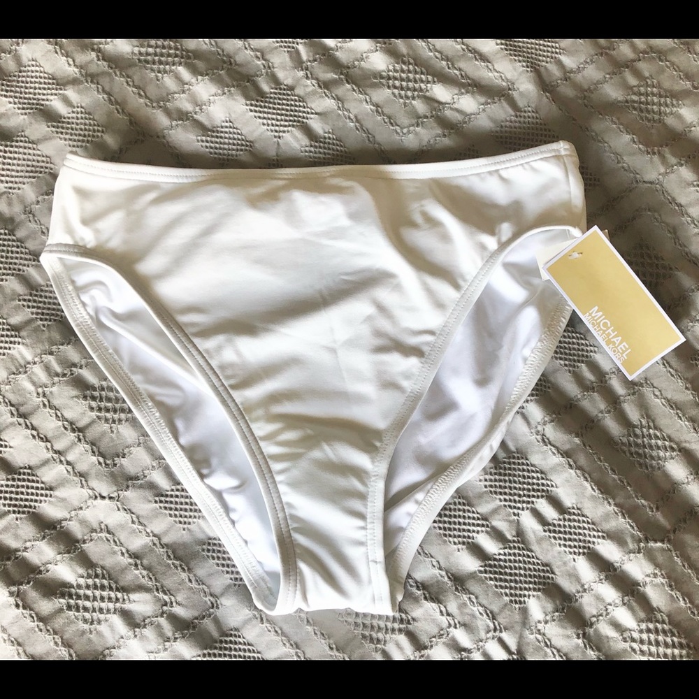 Michael Kors White Bikini Bottom